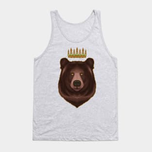 crowned brown bear Tank Top